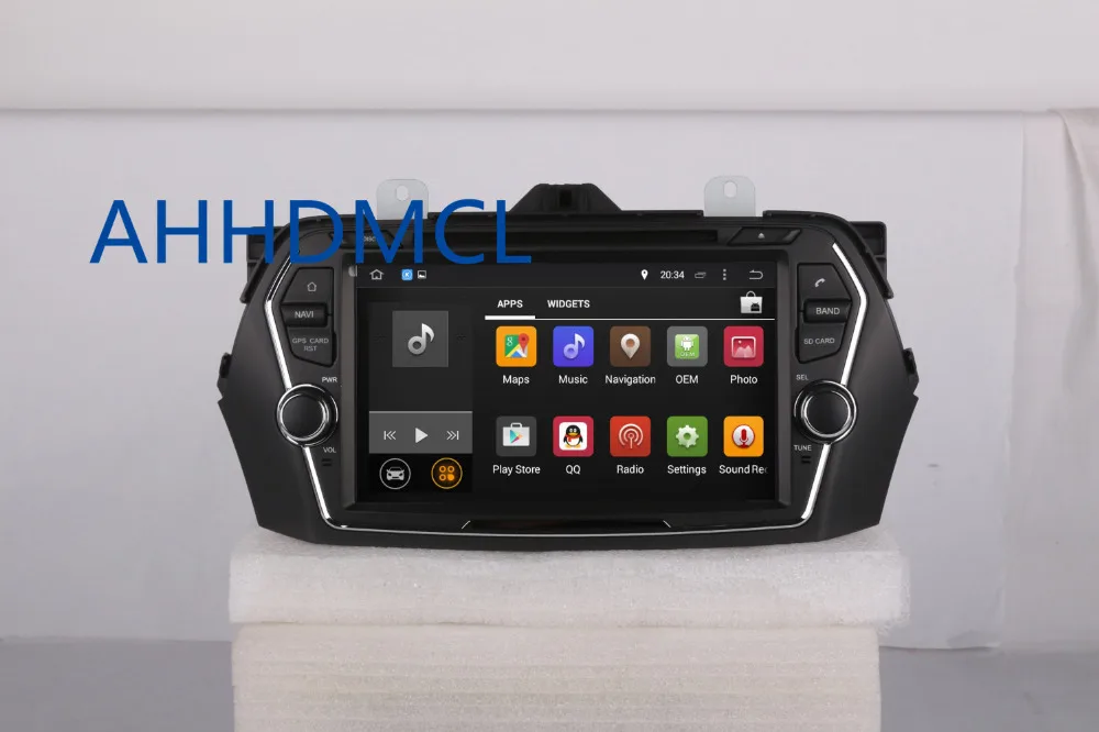 Discount AHHDMCL Car Multimedia Player Stereo Radio Audio DVD Android 9.0 GPS Navigation For Suzuki Ciaz Alivio 2014 2015 2016 2017 3