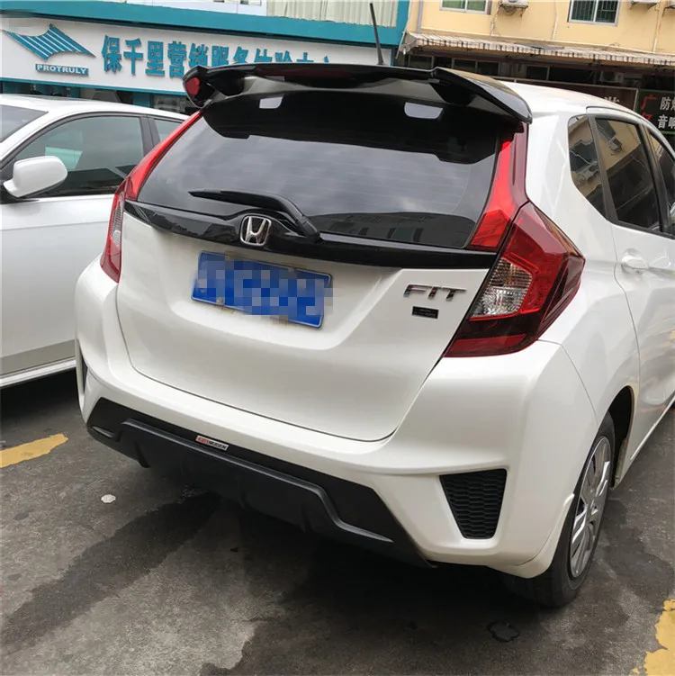 Для Honda FIT JAZZ Body kit спойлер- для JAZZ ABS задний спойлер передний бампер диффузор защитные бамперы