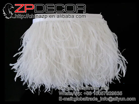 ZPDECOR перья 10 ярдов/партия 4 6 дюймов хорошее качество Ширина Оптовая Продажа