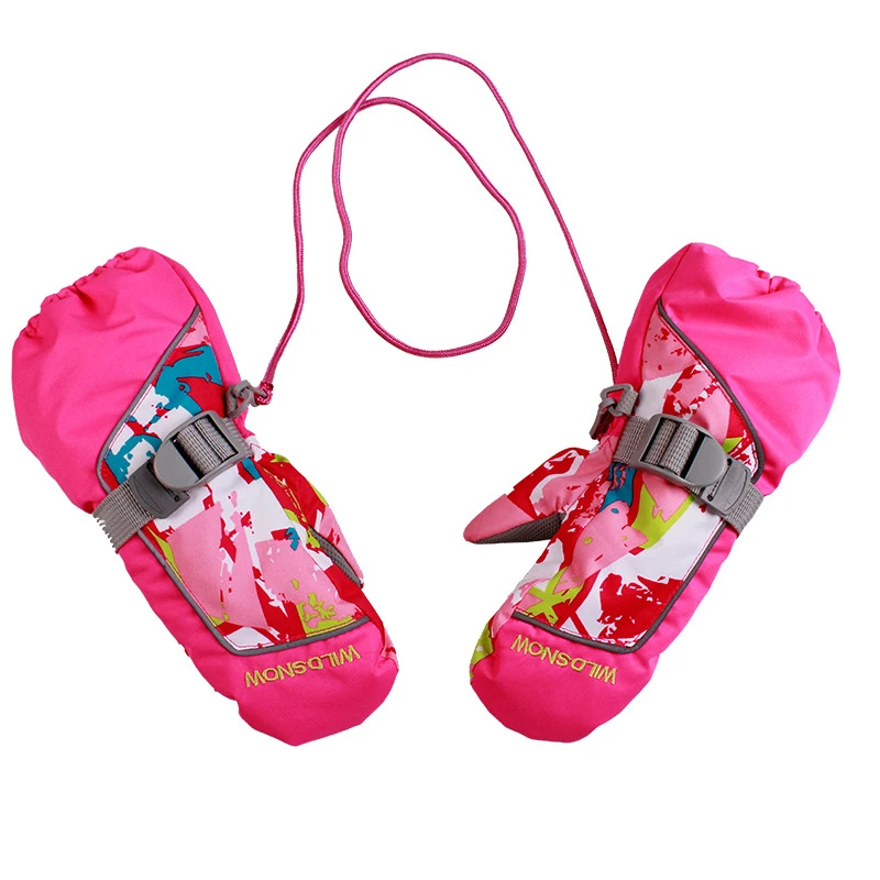 Children's winter ski gloves windproof wear resistant outdoor climbing