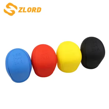 

1Pc Silicone MT Car Shift Gear Knob Handbrake Cover for Ford Focus 2 3 4 Fiesta Kuga 2 Escape Gear Head Protective Collar Case
