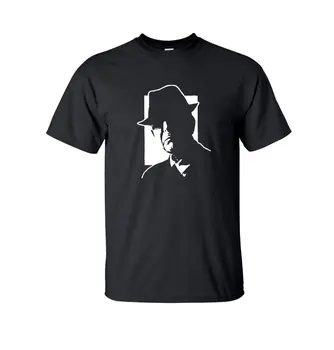 

New Fashion Men'S Short Sleeve Leonard Cohen - Silhouette T-shirt NEW Music Band Merchandise T Shirt