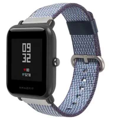 Нейлоновый ремешок для samsung Galaxy watch 42 46 Active 2 gear 2 Neo Live Pebble time Ticwatch S S2 E 1 2 Pro браслет 20 22 мм