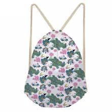 Женские большие мешки с кулиской, модные, стильные, 3D печать, женские сумки, мягкие, пляжные сумки, студенческие рюкзаки