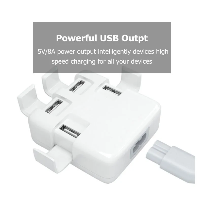 IPUMYNO сетевое зарядное устройство с 4 USB портами 40 Вт 8 А|Зарядные устройства| |