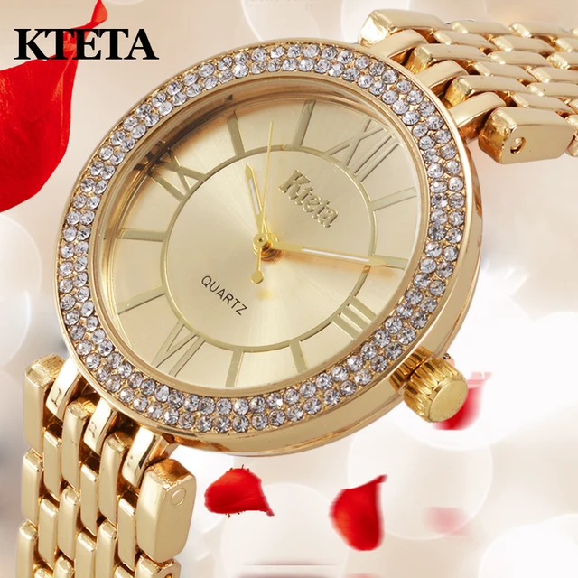 Womens watches Brand Luxury Diamond Gold Watch Ladies Quartz Wristwatch Woman Cl Womens watches Brand Luxury Diamond Gold Watch Ladies Quartz Wristwatch Woman Cl