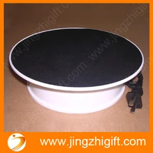 20 см Дисплей Стенд Вращающийся Поворотный Стол приспособление для украшения Круглая Пластина для ювелирных часов цифровая подставка для продуктов от аккумулятора адаптер переменного тока