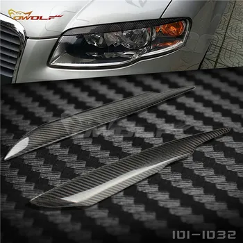 

Fit for Audi A4 B7 carbon fiber lamp eyebrow headlight eyebrow