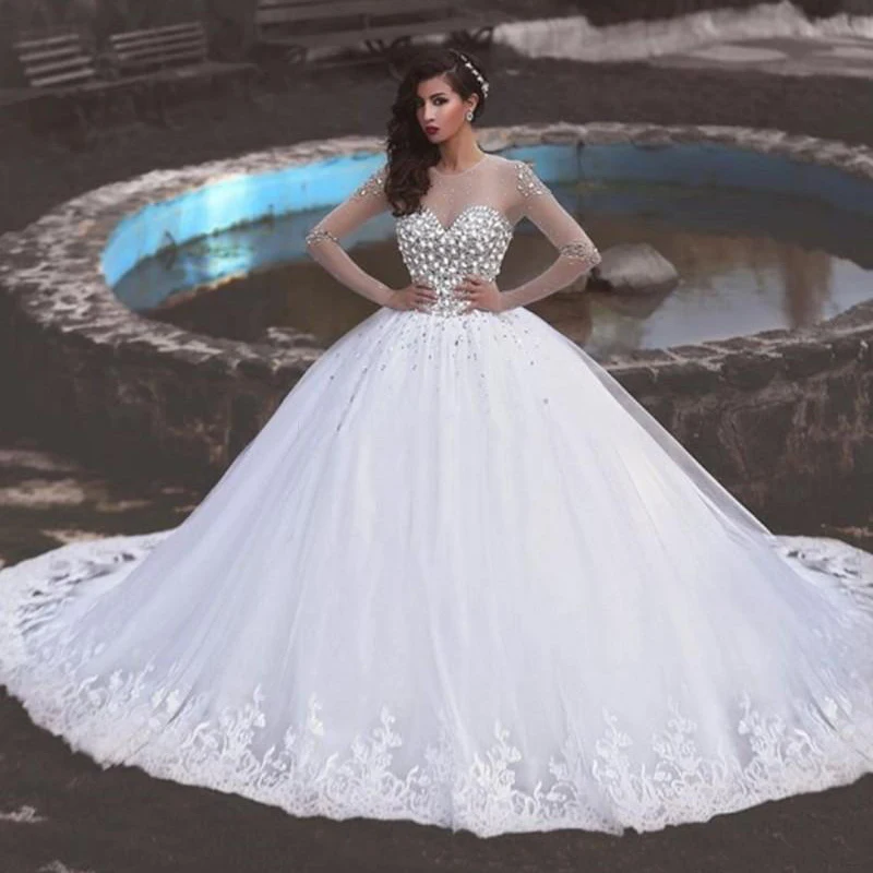 2019-luxury-ball-gown-wedding-dresses-o-neck-long-sleeves-crystal-beaded-tulle-appliques-saudi-
