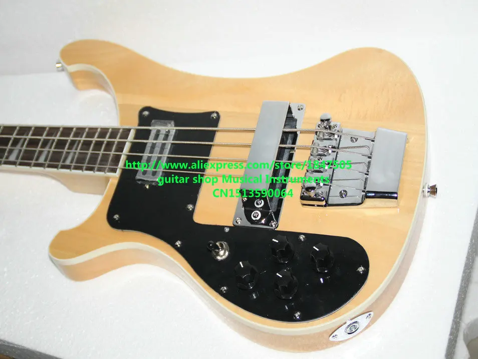 

Left Hand Bass guitar 4003 Electric Bass Guitar IN Natural 4 Strings Bass guitar From China Best Selling Free Shipping