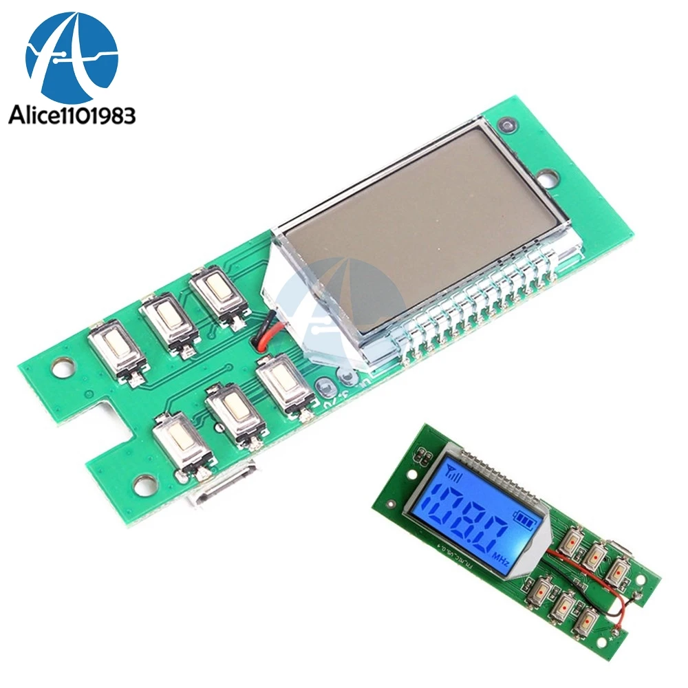 

DC 3-5V FM Module FM Transmitter Module Wireless Microphone Circuit Board 87.0MHz-108.0MHz Computer Audio Transmitting