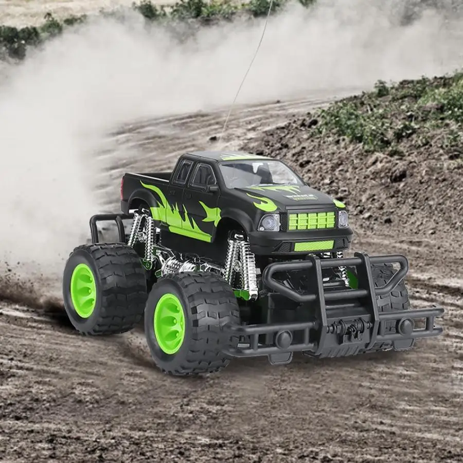 

RC Car Toys 1/18 4CH 27 MHZ Frequency Remote Control Car Model Toy with Light Sound for Children Kids Gift