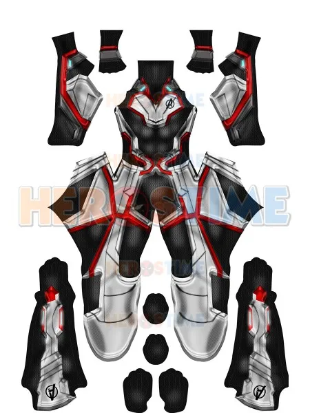 Avengers Endgame Quantum Realm Cosplay Costume Spandex 3D Print Avengers Cosplay Zentai Suit for Halloween Party Hot Sale