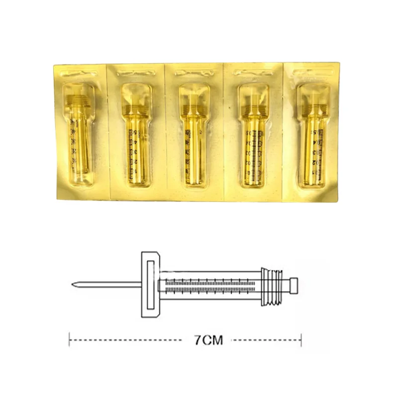 0,5 мл ампульная головка, медицинский шприц, иглы для гиалуроновой ручки, Гиалуроновый пистолет, распылитель для пептидной терапии, против морщин, против старения