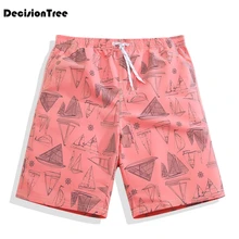 Мужские быстросохнущие повседневные плавки, Шорты для плавания, шорты для серфинга с принтом, шорты для серфинга, плавки