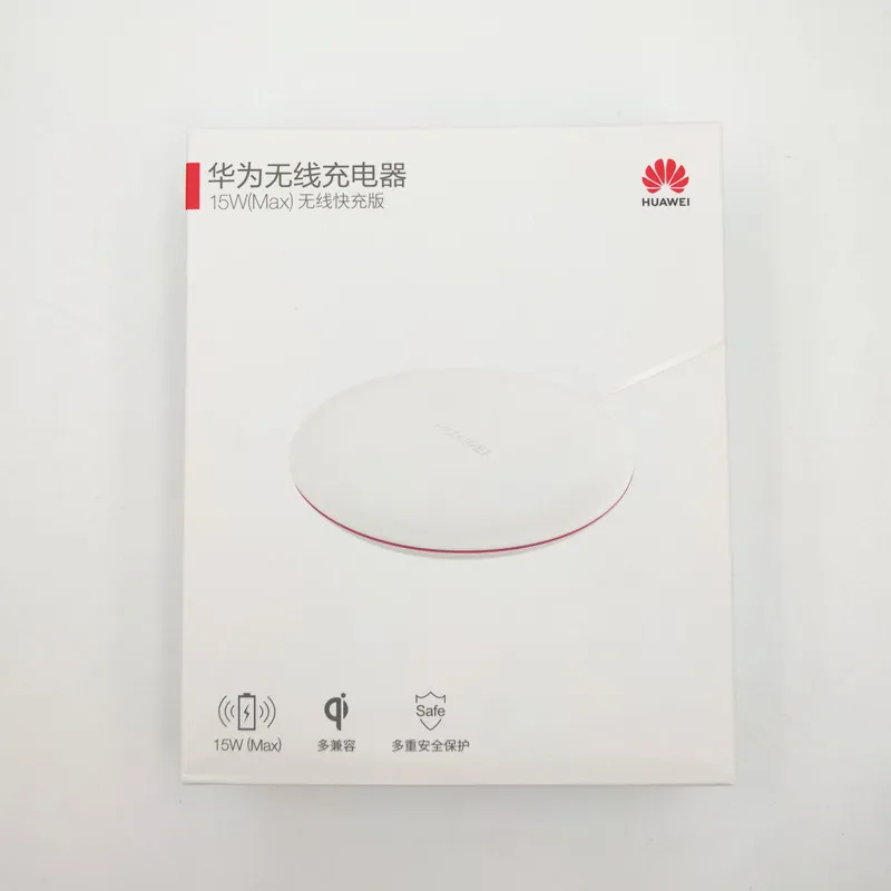 Оригинальное Беспроводное зарядное устройство HUAWEI 15 Вт Qi для Samsung S9 + S10 Plus S10E Note 8 9