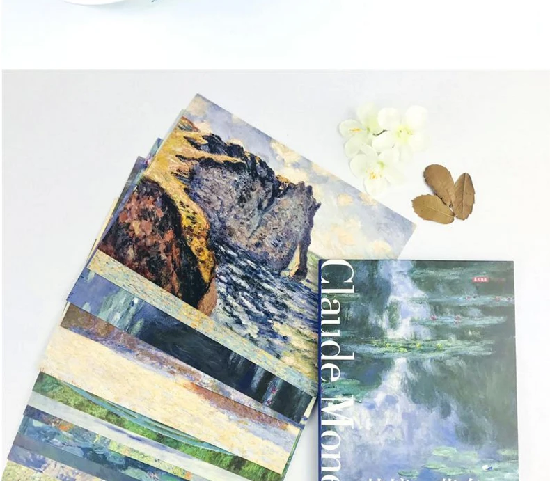 12 листов/набор Dreamland Клода Мона большая открытка поздравительная открытка подарок на день рождения открытка с сообщением