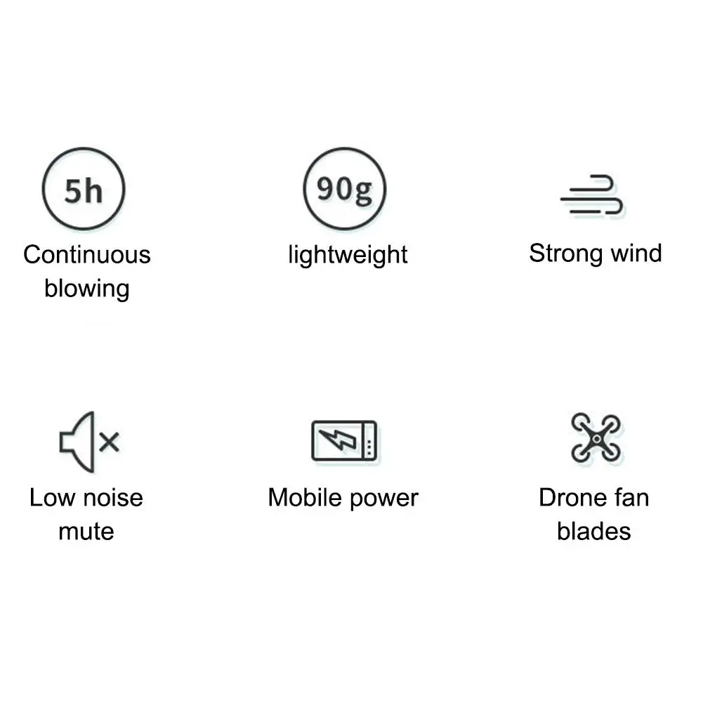 USB Mini Fan Electric Portable Standby Pocket Fans Electric Portable Standby Small Fans Originality Small Appliances