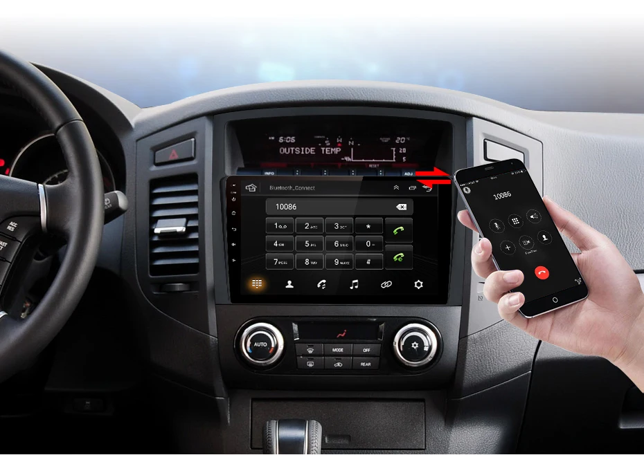 Best AWESAFE 2 din Android Car DVD Player GPS for Mitsubishi Pajero 2004 2005 2006 2007 2008 2009 2010 2011 2012 2013 2014 Radio 8