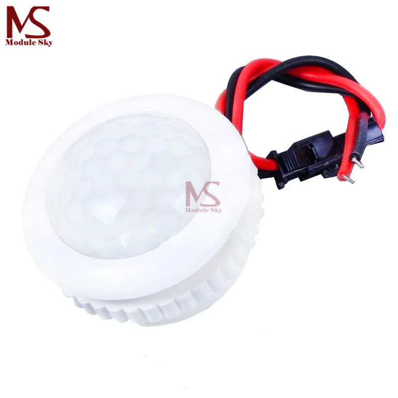 

220V 50HZ PIR IR Infrared Human Induction Lamp Switch Light Control Ceiling Light Motion Sensor On Off 3-6m Top