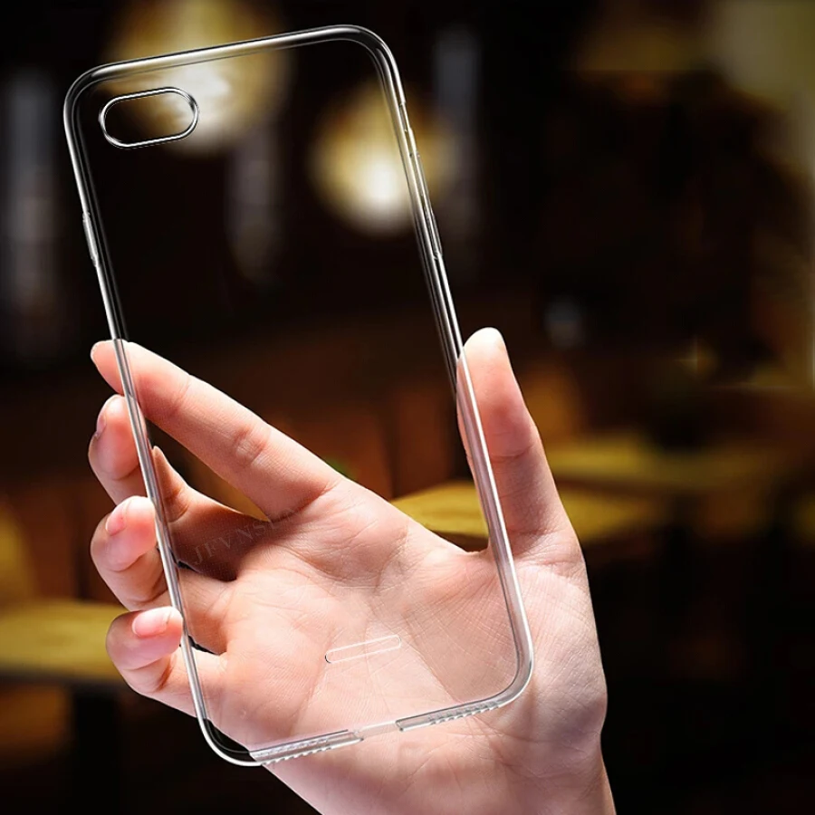 Защитный чехол для Xiaomi Redmi 6A ультратонкий прозрачный мягкий ПУ на экран 5 45