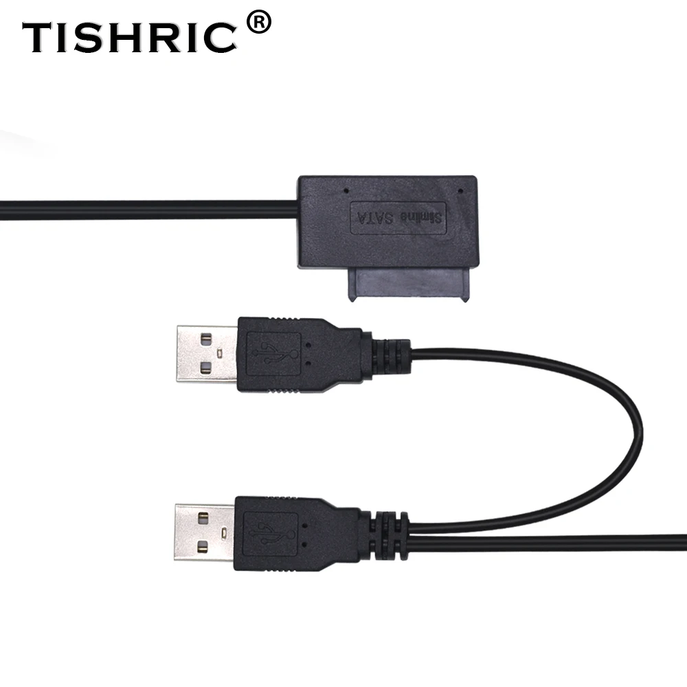 Высокоскоростной USB 2,0 до 7 6 13Pin SATA кабель Внешний USB 2,0 питание для ноутбука мини SATA CD-ROM DVD-ROM адаптер конвертер