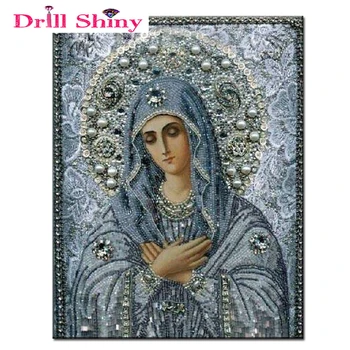 

5D DIY Diamond Painting Virgin Mary Orthodox Icon Home Decoration Rhinestones Wall Sticker Embroidery Diamond Mosaic