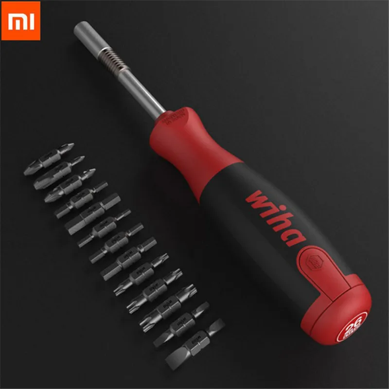 

Xiaomi Mijia Wiha Daily Use Screw driver Kit 26-in-1 Precision Magnetic Bits with Magazine Magic Kits Box For Smart home H14