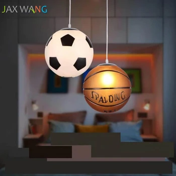 

Cartoon Soccer Basketball Pendant Lamp for Children Bedroom Room Decorative Corridor Aisle Home Lighting hanging lamp Fixtures