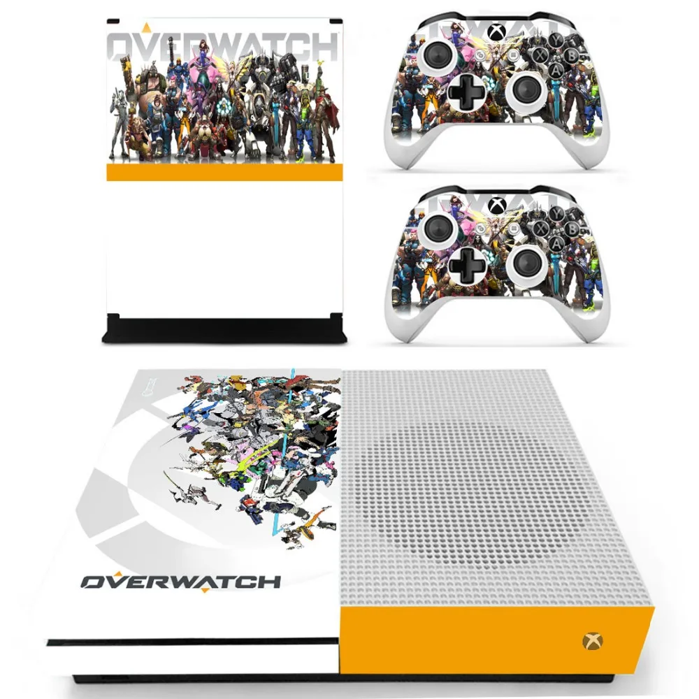 

Overwatch Vinly Skin Sticker Decals For XBOX One S Console With Two Wireless Controller Skin
