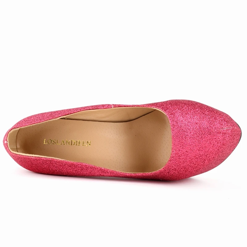 Femmes gold forme Black Mariage silver De Sexy Beauté claret Haute Plate Glitter red rose Pompes 1gitter Talons Mode Argent 817 Chaussures Brillant Cm Or 14 Dames 5BvwRv