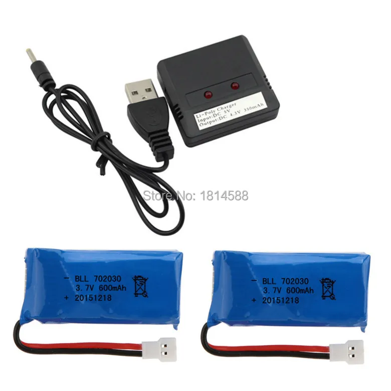 SYMA X9 axis aircraft remote control airplane parts 3.7V600mAh battery 2 and 1 charge 2 Kit