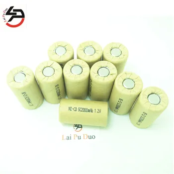 

NI-CD SC 2000mah 1.2V Rechargeable battery high power battery cell,power tool battery for Hitachi Makita Bosch DEWALT