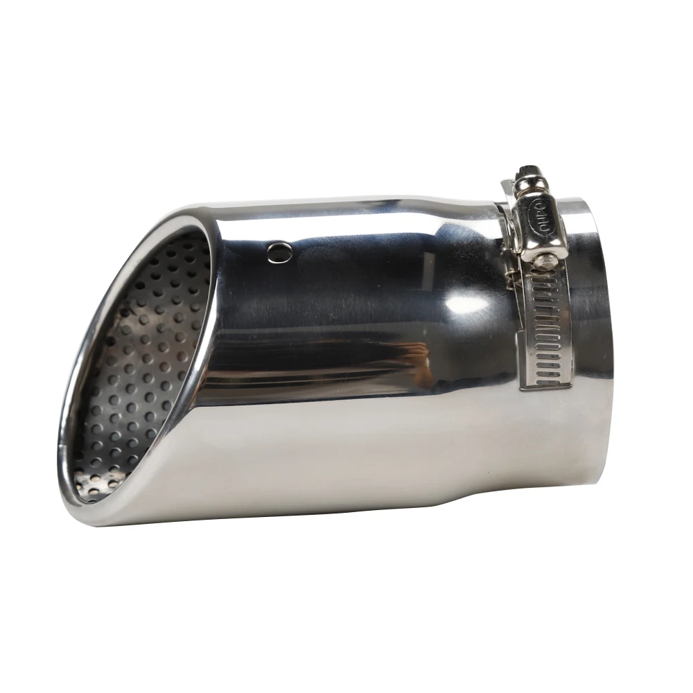 Car Exhaust Pipe Tip End Tail Muffler Stainless Steel Cover For Jeep Wrangler JL 2018  (7)