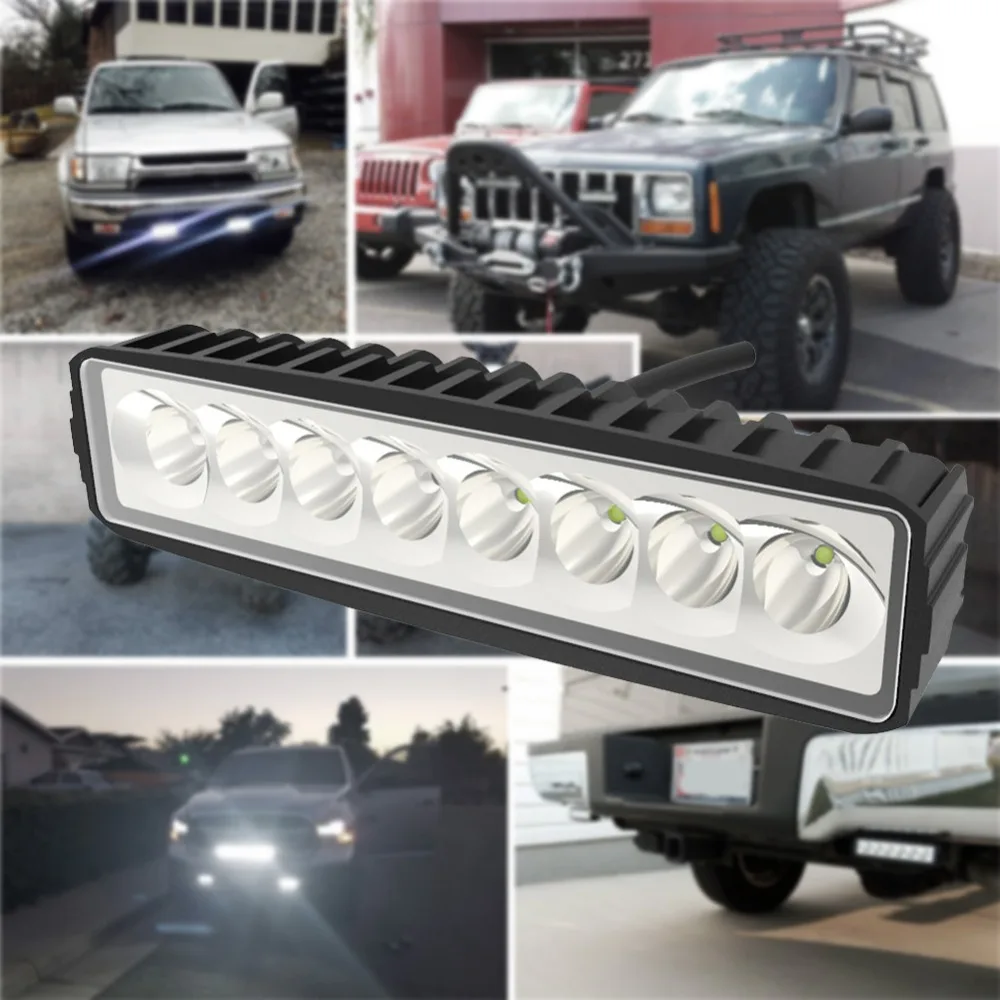 Camping Outdoor 18W 12V LED Light Outdoor gadgets Bar Spotlight Flood