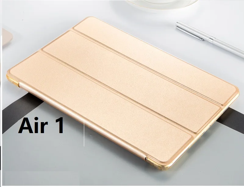 Air 1 Golden Мягкий силиконовый умный противоударный чехол для iPad Air 2 Air 1 A1474 A1566, Чехол для iPad Air 2 1 5 6, умный чехол, Автоматический Режим сна/пробуждения - Цвет: Air 1 Golden