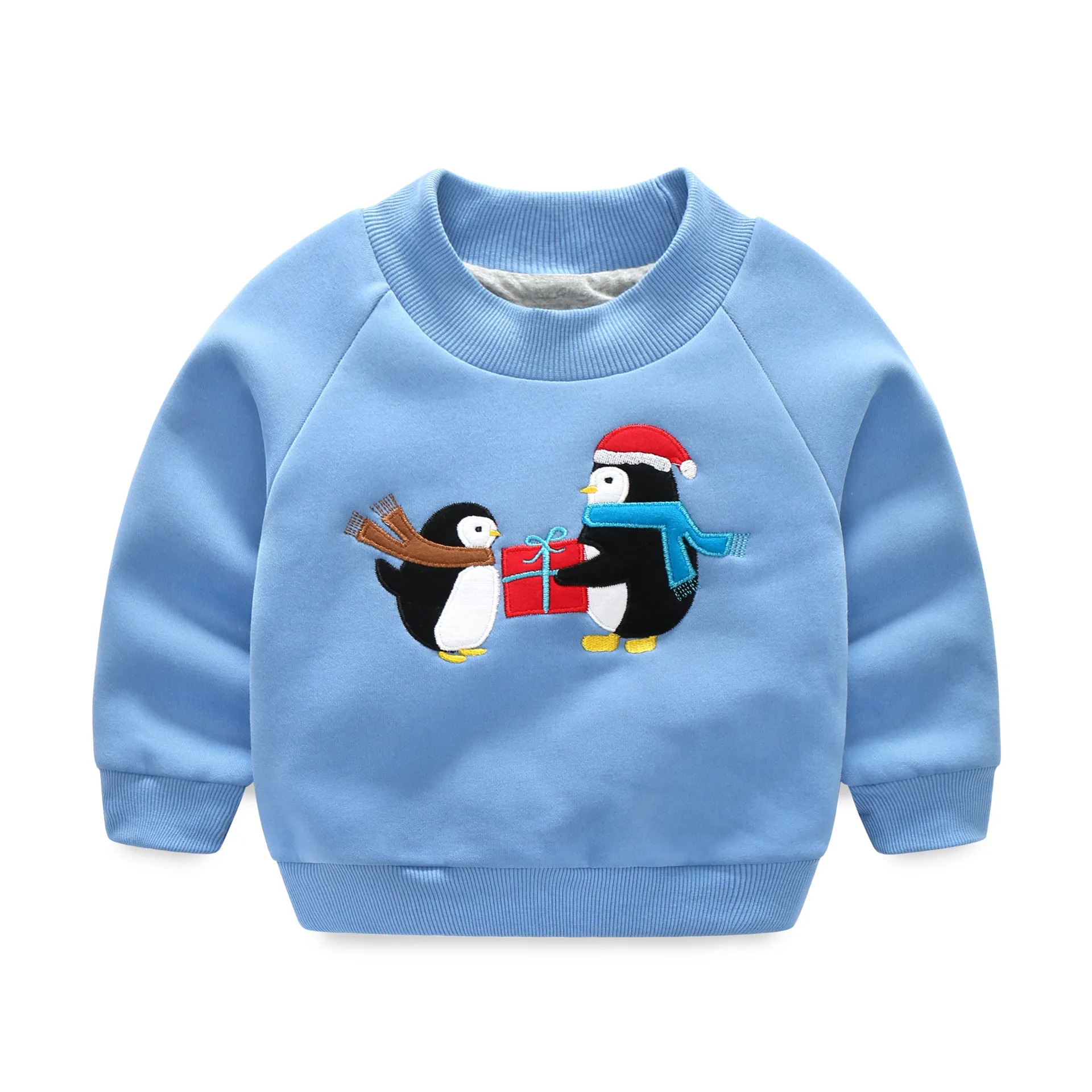 

Mioigee 2019 Children Sweatshirt Baby Boy Autumn Winter Hoodies Kids Plus Velvet Long Sleeve Sweatshirts Christmas Clothing 3-7T