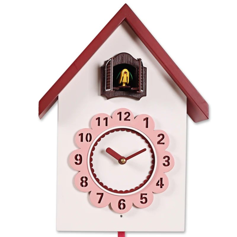 

Apex brief wall clock rustic cuckoo clock fashion cartoon photoswitchable timekeeping clock and watch