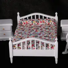 1:12 Кукольный Миниатюрный белый деревянный Европейский Спальня набор мебели детские забавные ролевые игры игрушки 6 шт./компл