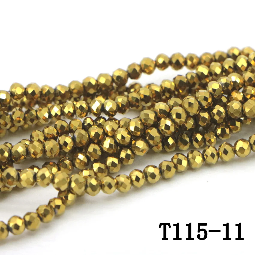 11 Golden natural crystal Jasper beads (1)