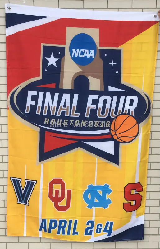 NCAA Final Four Houston 2016 Banner College Large Outdoor Flag 3ft x 5ft Football Hockey