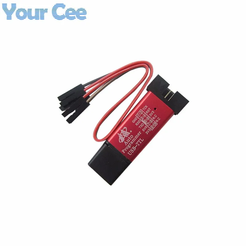 Automatic MCU STC 51 Microcontroller Downloader Auto Programmer  3.3V 5V Universal  Dual Voltage USB to TTL DownLoad Cable