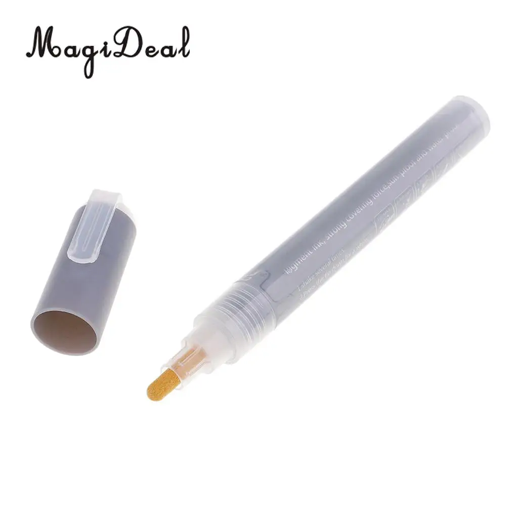 Gold & Silver & White Colors Permanent Acrylic Paint Markers Pens Paint on Glass,Metal,Wood,Fabric and Most Surfaces