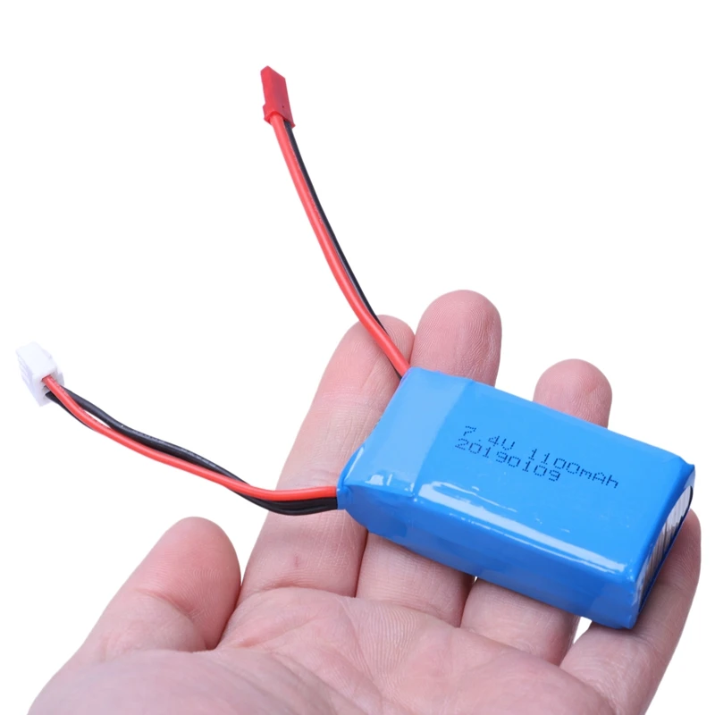 1/18 Rc автомобиль 7,4 V 1100Mah Jst разъем Lipo батарея A949-27 для Wltoys внедорожный Багги a949 A959 a969 A979 k929 запчасти