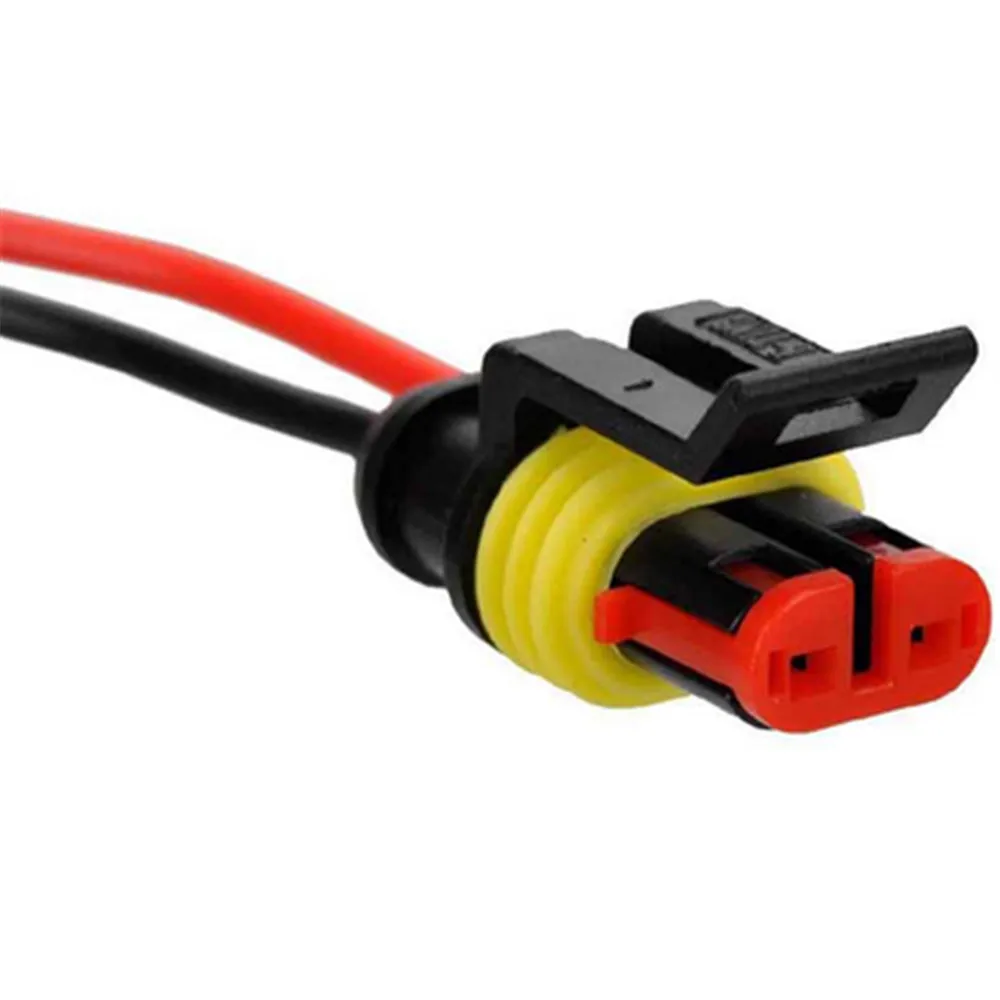 100 комплектов в комплекте 2 Pin Way AMP Super seal водонепроницаемый Электрический