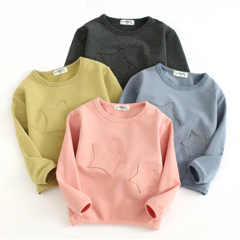 Girls Sweatshirts Autumn Winter Children Hoodies Long Sleeves Kids T-shirt...