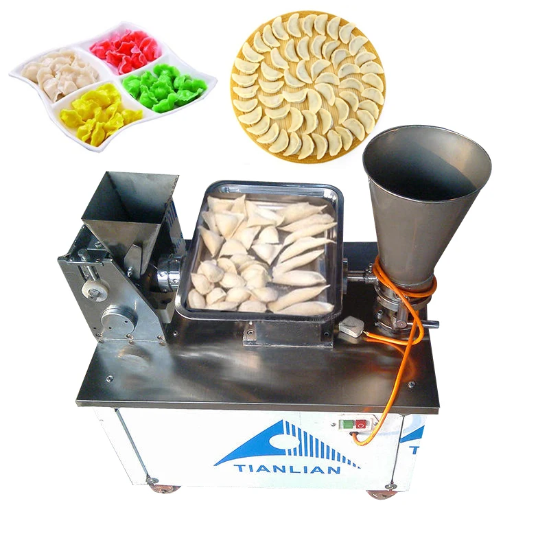 

Stainless steel automatic make dumplings machine 220V 2.2KW 1pc household dumpling machine small imitation dumpling machine