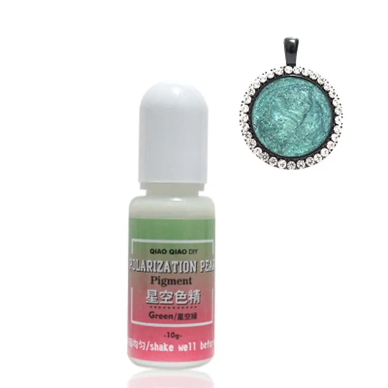 

Newly 10g Liquid Polarization Pearl Pigment Dye Resin Epoxy for DIY Jewelry Making Crafts Handmade TE889