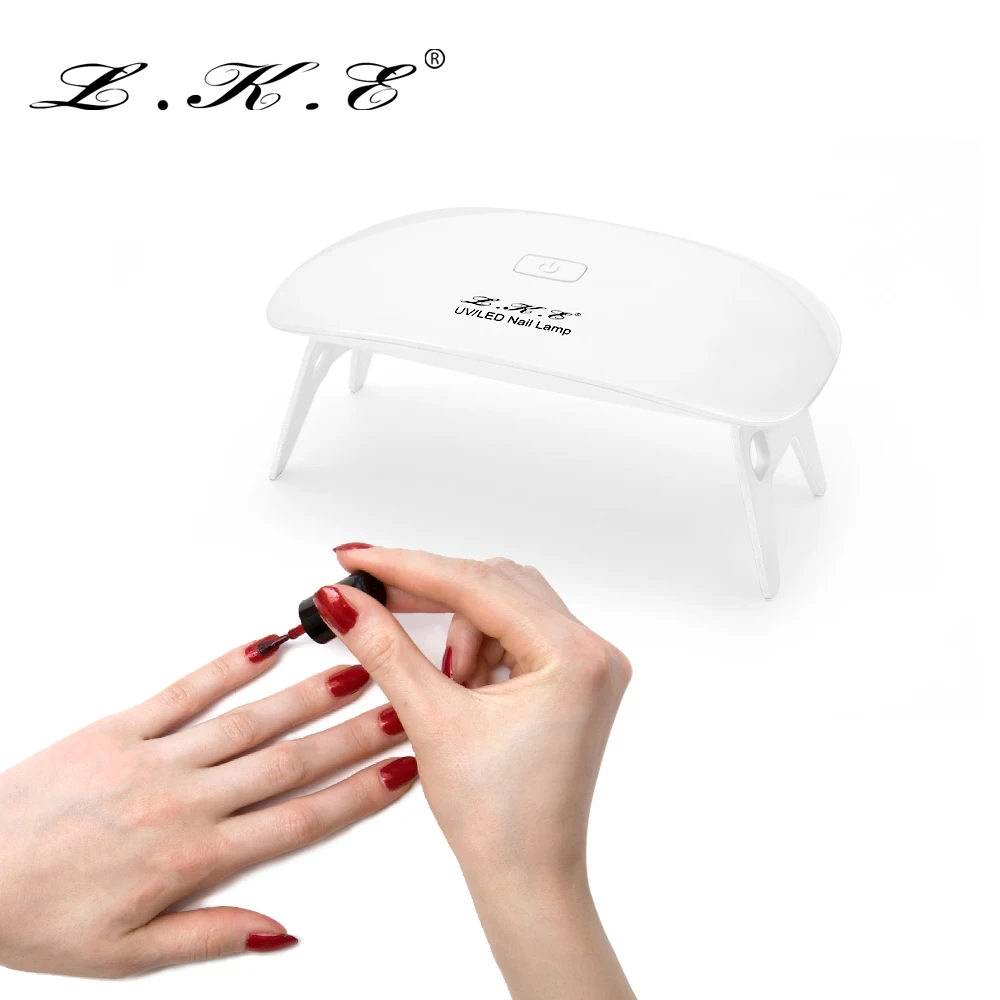 

12W UV Lamp Nail Dryer LED Ultraviolet LKE Lamp Nail Lamp Curing for UV Gel Polish Nail Polish Tools