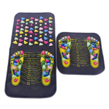 

Leg Foot Massage Pad mat Pain Relief Stone Massager Mat Walk Muscle Stimulator Health Mattress Home Relaxation Health Care tool